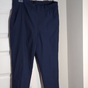 Women's Navy Capris Pants